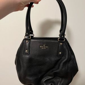 Kate Spade Slouch Handbag, soft black leather